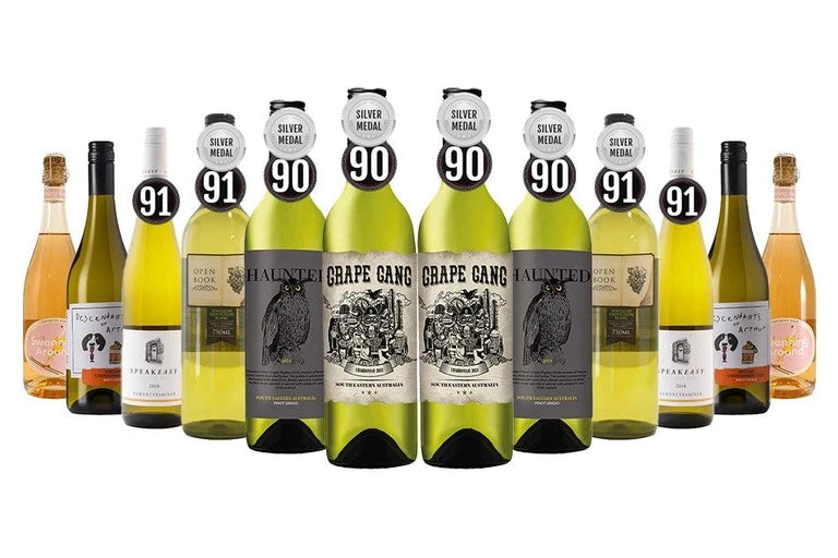 Autumn Clearance White Wine Dozen Mixed - 12 Bottles with Silver Medal wines