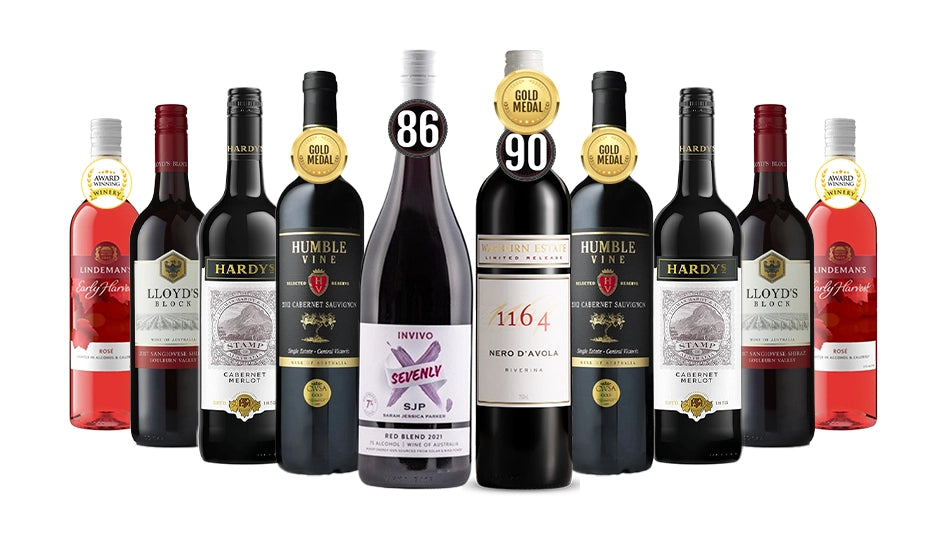 Vino Tasters Red Wine Mixed - 10 Bottles