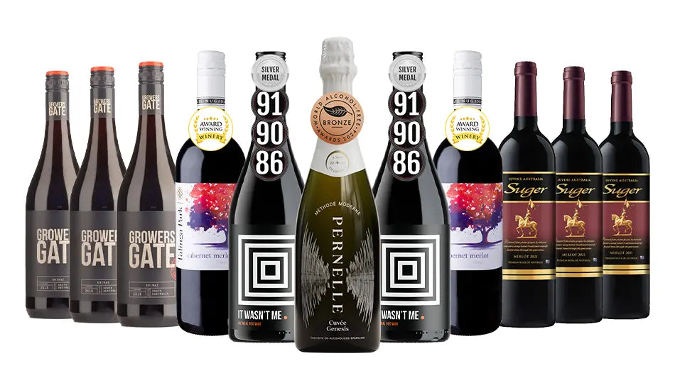 Red Wine Gamechanger Mixed – 10 Bottles + 1 FREE Non-Alc Sparkling