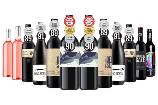 Stellar Premium Red Wines Mixed - 12 Bottles With Silver Medal Wine