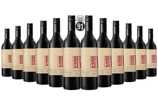 Off Set Shiraz 2023 Red Wine - 12 Bottles