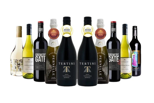 Backyard Wine Tasting Red & White Wines Mixed - 10 Bottles Including Bronze Medal Sparkling