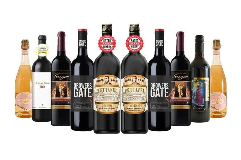 Backyard Wine Tasting Red Wines Mixed - 10 Bottles