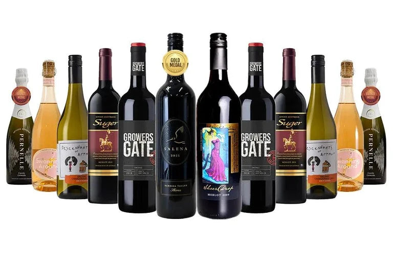 Autumn Clearance Red & White Wine Dozen Mixed - 12 Bottles