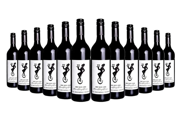 Sheer Drop Australia Dry Red 2008 - 12 Bottles