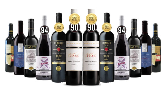 Stellar Premium Red Wines Mixed - 12 Bottles With Silver Medal Wine