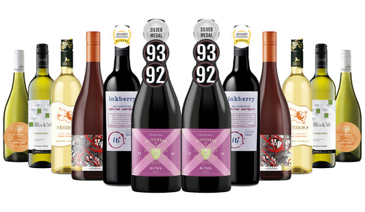 Must-Have Red & White Mixed – 12 Bottles including wine from Award Winning Winery with Silver Medal Wine