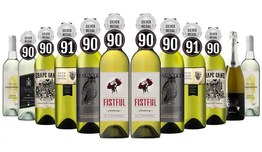 Summer Clearance White Wine Dozen Mixed - 12 Bottles with Silver Medal wines
