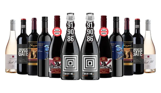 Top-Shelf Luxe Red Wines Mixed – 12 Bottles