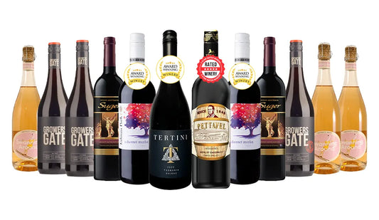 Autumn Clearance Red Wine Dozen Mixed - 12 Bottles Including Wines From Award Winning Wineries