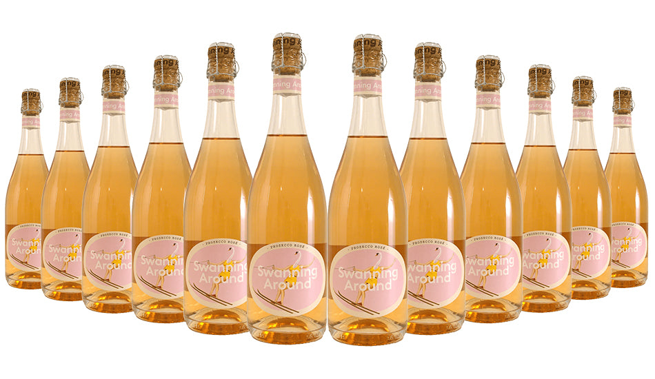Swanning Around Australia Prosecco Rose - 12 Bottles