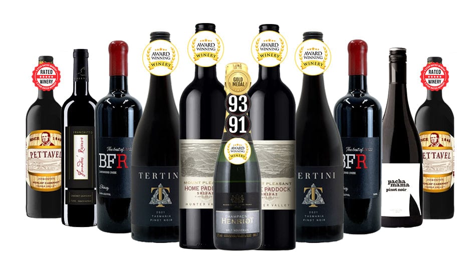 Cellar-Perfect Exceptional Red Mix - 10 + 1 Bottles
